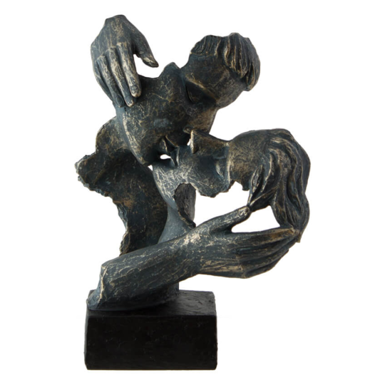 Lovers kissing