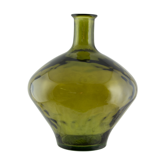 Olive green jarron vase 46cm
