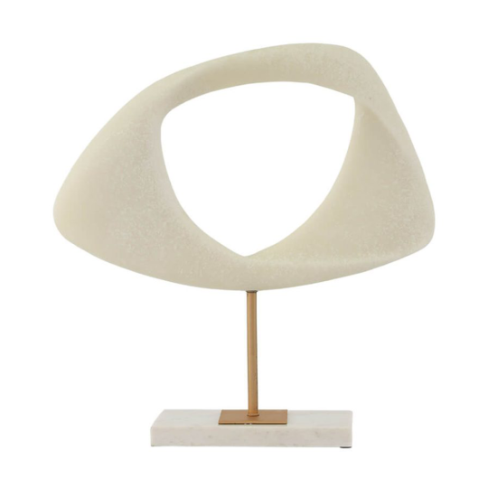 White/Gold Sculpture